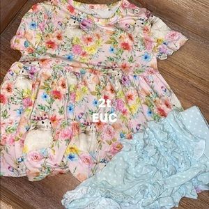 Pp rose peplum